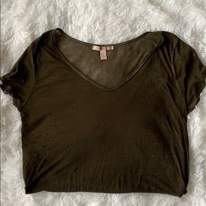 forever 21 green t shirt